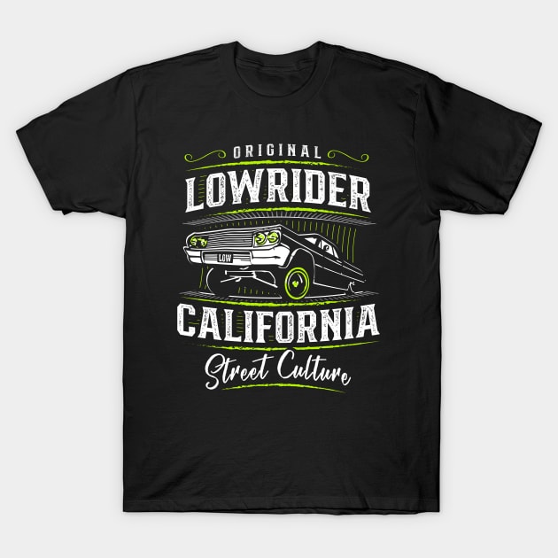 Lowrider - California - Street Culture - Original T-Shirt by BabyYodaSticker